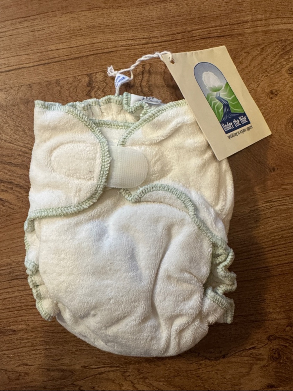 Cream Organic Cotton Cotton Diaper - Medium - NWT